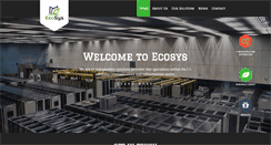 Desktop Screenshot of ecosysinfra.com