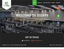 Tablet Screenshot of ecosysinfra.com